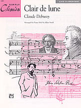 Clair de Lune piano sheet music cover